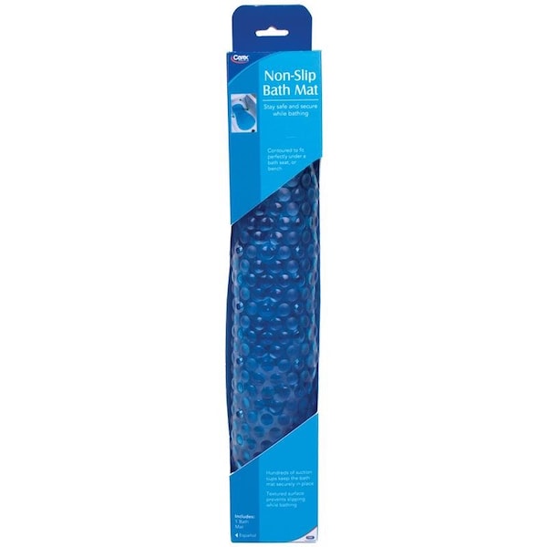 Carex Health Brands Blue Shower/Tub Safety Mat Rubber .5 in. H X 32 in. L FGB22100 0000 - main